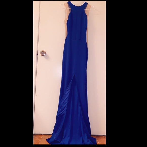 Nicole Bakti Sleeveless Illusion side gown - Picture 4 of 7